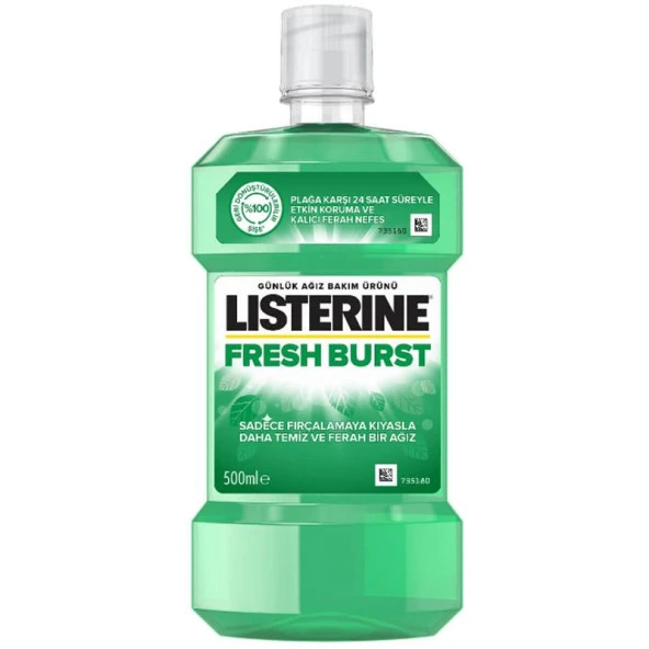 Listerine Fresh Burst Ağız Bakım Suyu 500 ml ürün görseli 1