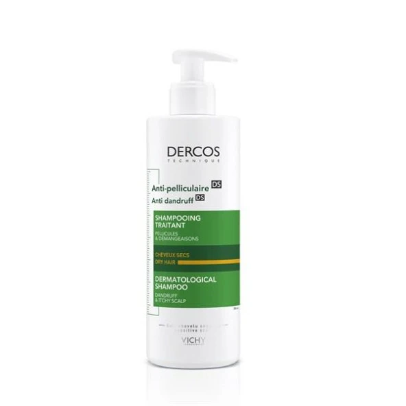 Vichy Dercos Kepek Karşıtı Şampuan 390 ml Kuru Saçlar İçin ürün görseli 1