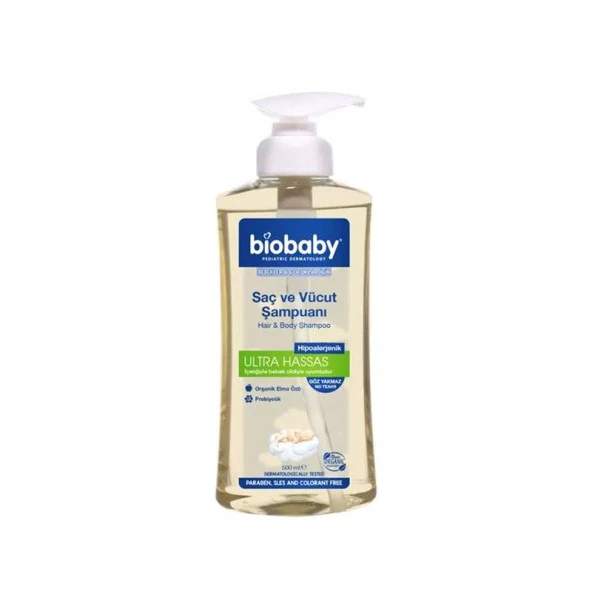 Biobaby Ultra Hassas Saç Ve Vücut Şampuanı 500 ml ürün görseli 1