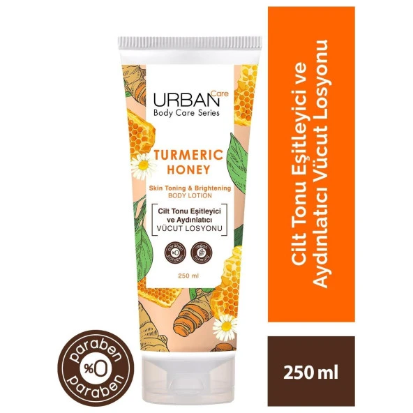 Urban Care Turmeric Honey Cilt Tonu Eşitleyici ve Aydınlatıcı Vücut Losyonu 250 ml ürün görseli 1