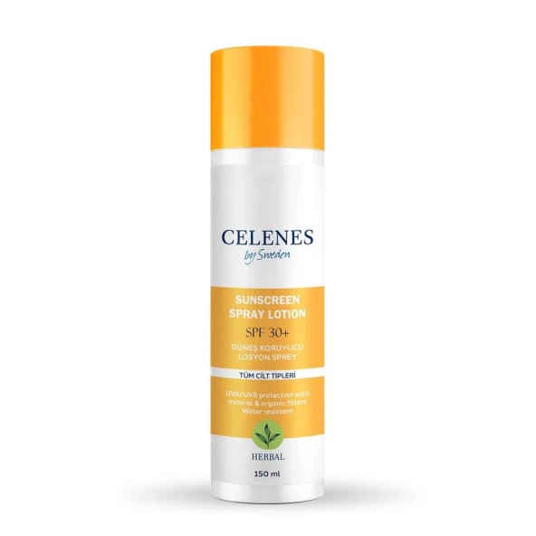 Celenes By Sweden Güneş Koruyucu Losyon Sprey SPF 30+ 150 ml ürün görseli 1