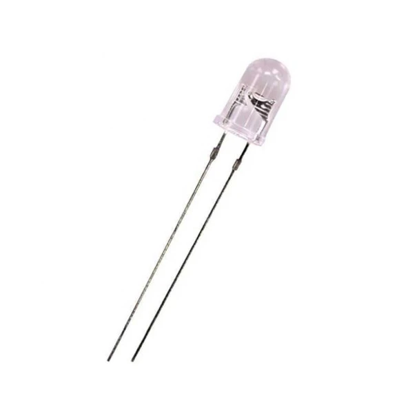 3mm Şeffaf Beyaz Led Paketi - 10 Adet - Resim 2