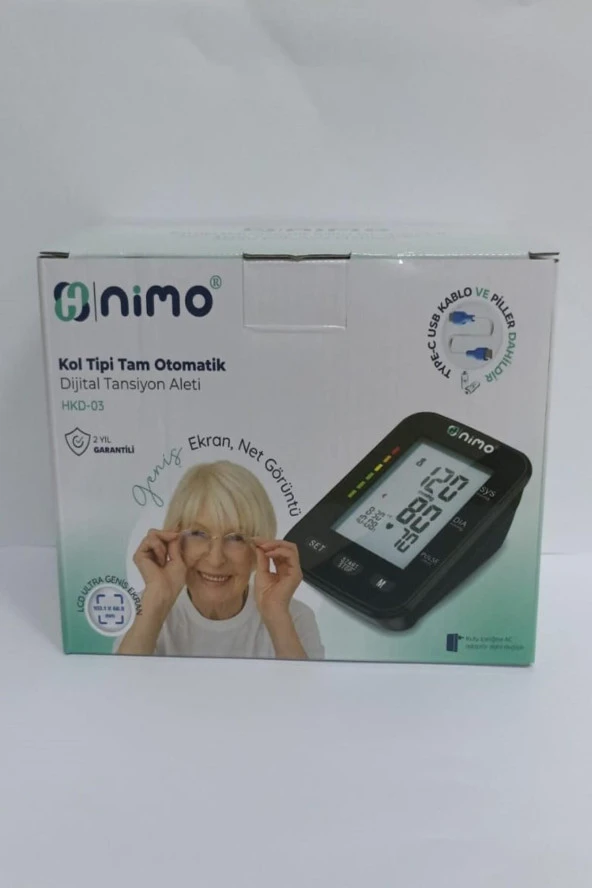 Nimo Kol Tipi Tam Otomatik Dijital Tansiyon Aleti HKD-03 ürün görseli 1
