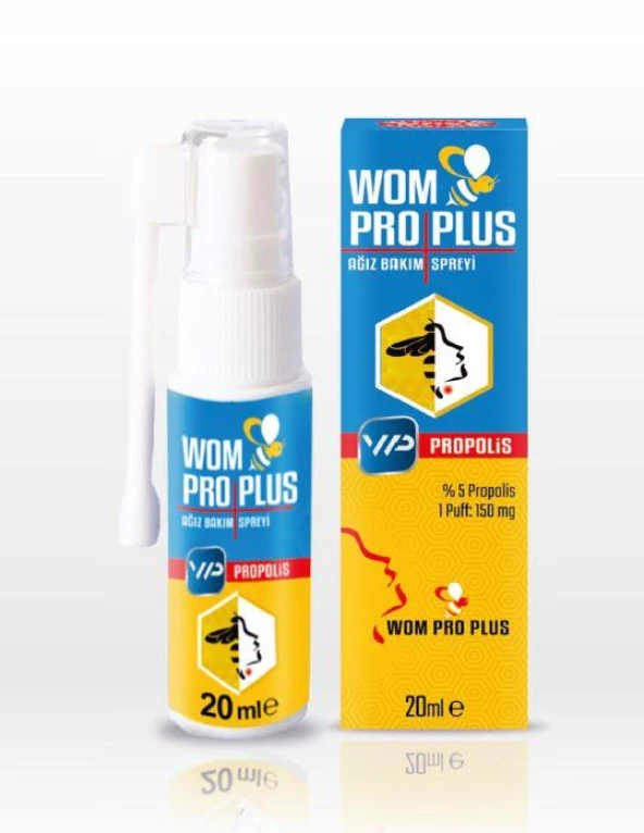 Wom Dental Pro Plus Ağız Bakım Spreyi 20 ml ürün görseli 1