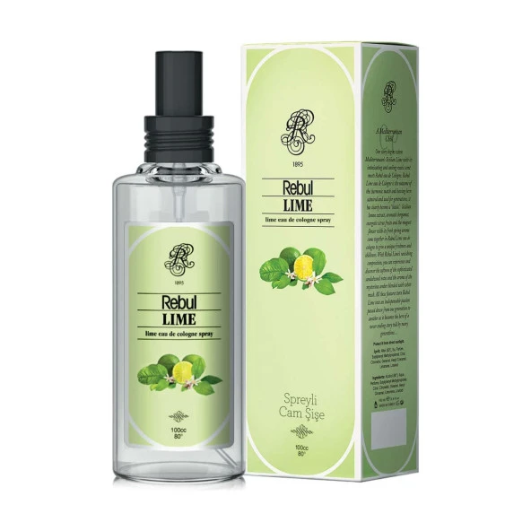 Rebul Lime Spreyli Pet Şişe Kolonya 125ml ürün görseli 1