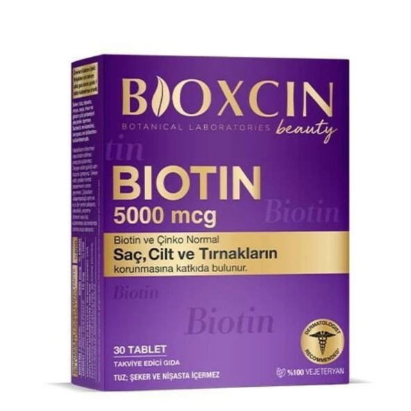 Bioxcin Beauty Biotin 500 mcg 30 Tablet ürün görseli 1