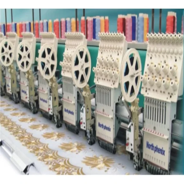 Northphenix 15 Kafa 9 İğne Nakış Makinası - 400x680mm Nakış Alanı ürün görseli 1