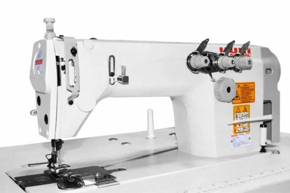 Yuki YK-8560WD-1 3 İğne Zincir Dikiş Direct Drive + İğne Pozisyonlu (6.4)mm(Kavramalı Motor) ürün görseli 1