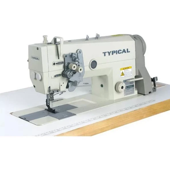 Typical GC-6845H Çift İğne Küçük Mekik İptalli Kilit Dikiş İnce ve Orta Mat İçin ürün görseli 1