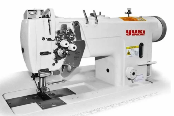 Yuki YK-8750C-003 Çift İğne B Mekik İptalli Kilit Dikiş Mikro Yağlamalı (Orta Mat. İçin) ürün görseli 1