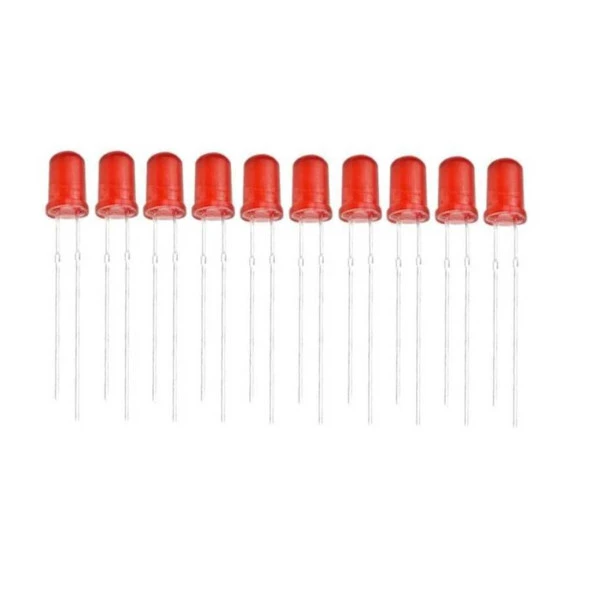 3mm Kırmızı Led Paketi - 100 Adet - Resim 2