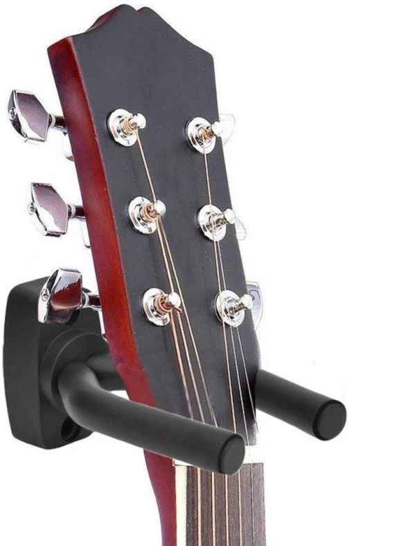 Gitar Bağlama Ukulele Duvar Askısı Standı + Dübel ve Vida dahil ürün görseli 1