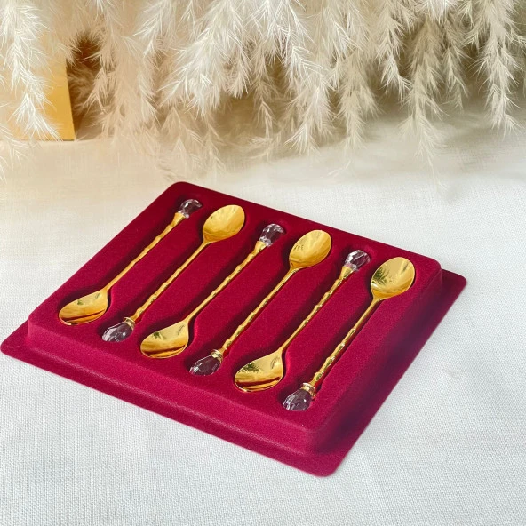 Çay Kaşığı Kristal 6'lı ürün görseli 1