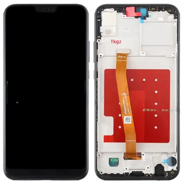 Tkgz - P20 Lite Lcd Ekran Dokunmatik Orijinal KaLite ÇITALI SİYAH ürün görseli 1