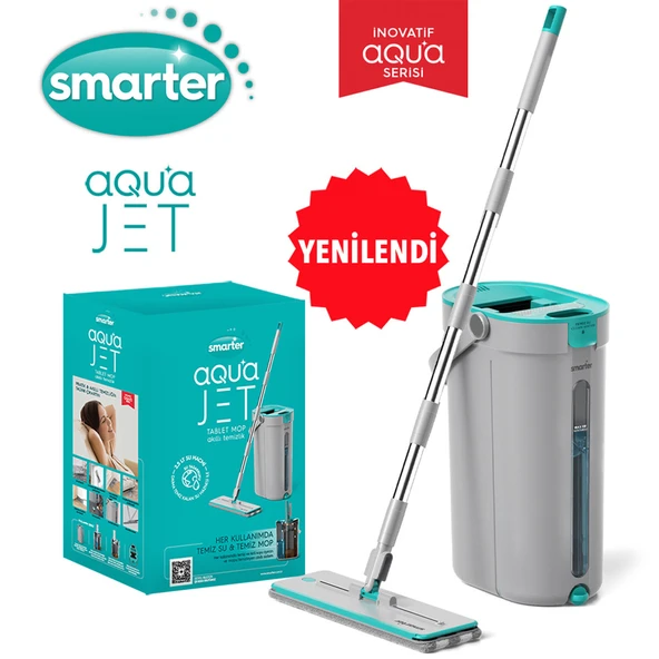 SMARTER AQUA JET TABLET MOP TEMİZLİK SETİ ürün görseli 1