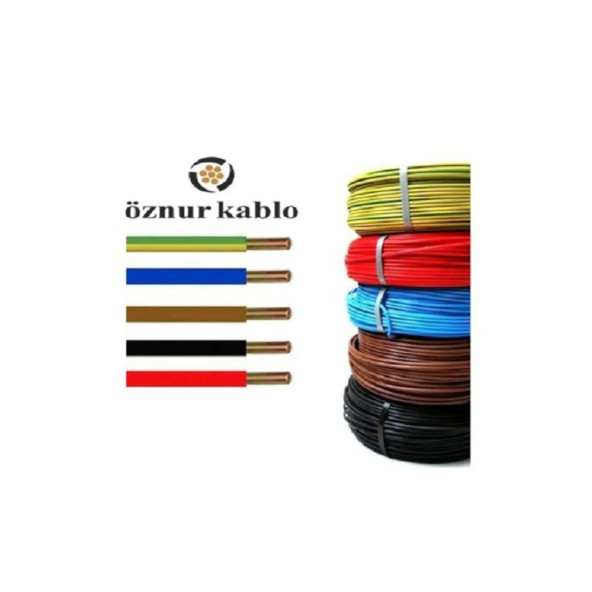 Kablo 1,5 Luk Bakır Siyah 100 Metre ürün görseli 1
