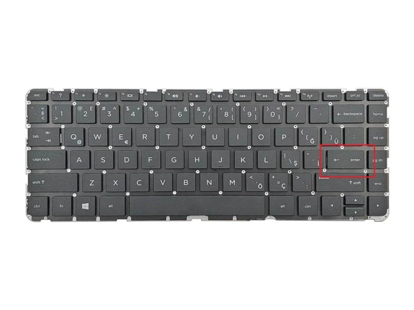 Hp Pavilion 14-n219TU Klavye Siyah K.Enter ürün görseli 1