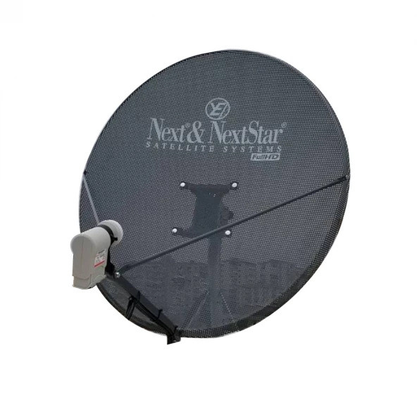 Next 90 Cm Delikli 0,6 mm.Gri Renk Ofset Çanak Anten ürün görseli 1