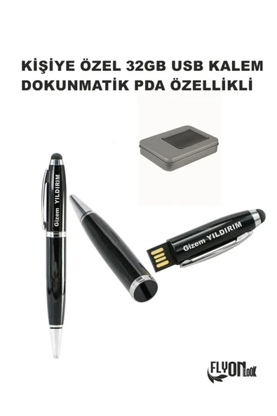 İsme Özel Hediyelik 32gb  Usb Flaş Kalem Bellek Dokunmatik Telefonlar İçin Pda Özelikli ürün görseli 1