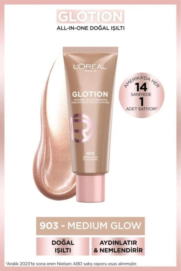 Glotion All-ın-one Doğal Işıltı 903 - Medium Glow 40 ml ürün görseli 1