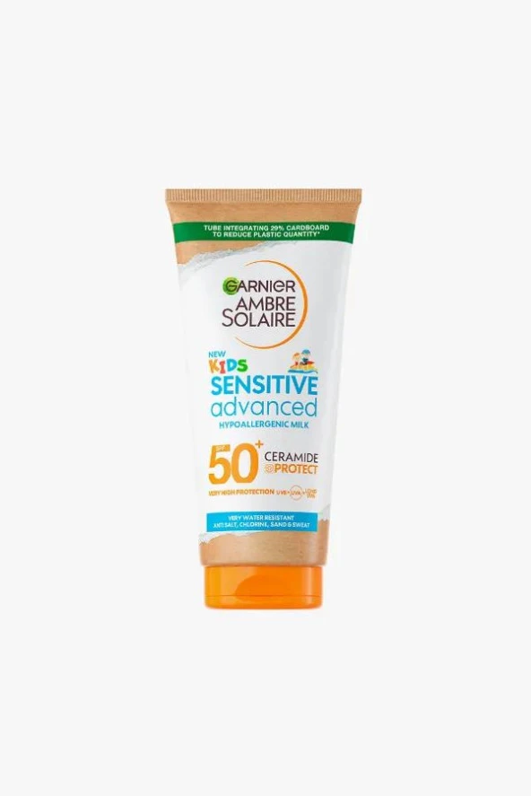 Garnier Ambre Solaire Çocuklar İçin Hipoalerjenik Koruyucu Süt SPF50+ 175 ml ürün görseli 1