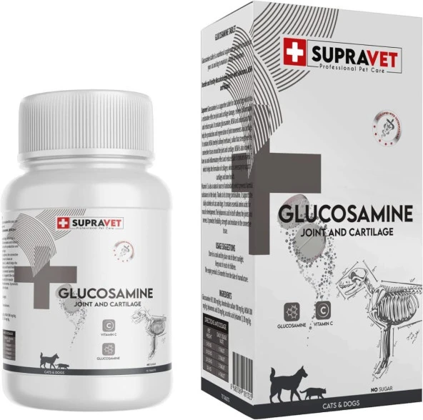 Supravet Glucosamine Tablet + Vitamin C 75 Tablet - Resim 5
