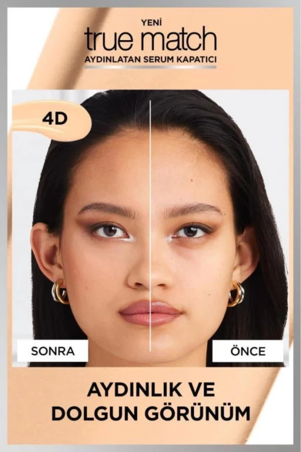 Loreal Paris True Match Aydınlatan Serum Kapatıcı 4D Light Medium - Resim 6