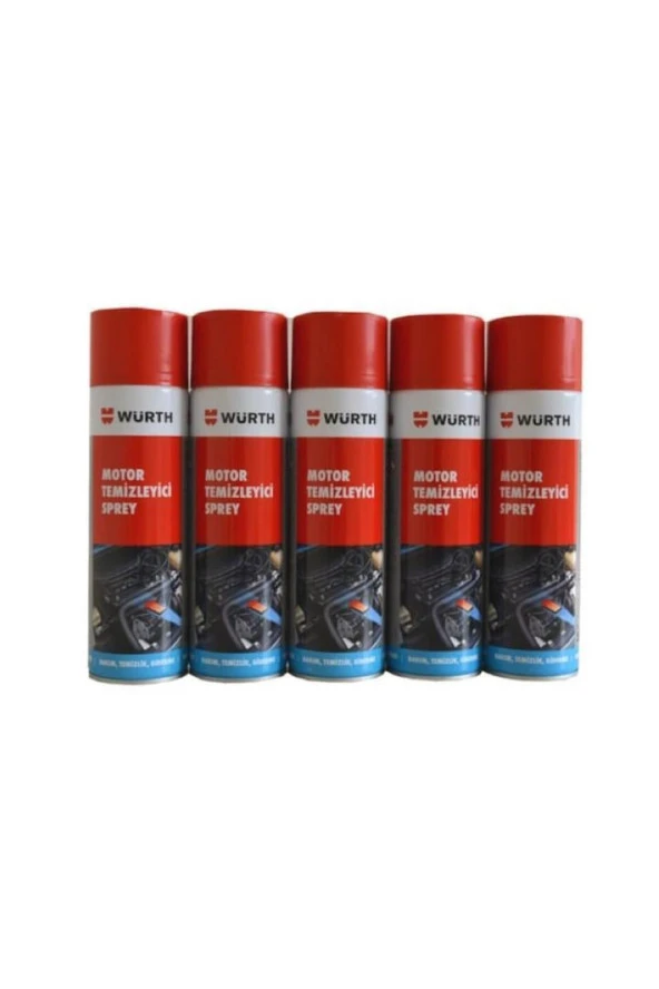 Würth Hızlı Motor Temizleme Spreyi 500 ml (5 ADET) ürün görseli 1