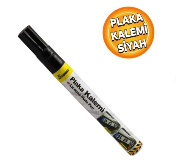 Automix Plaka Kalemi Siyah ürün görseli 1