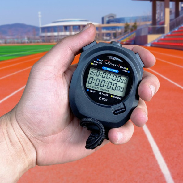 Loyka C809 Dijital El Tipi '10 Lap Hafızalı' Kronometre ürün görseli 1