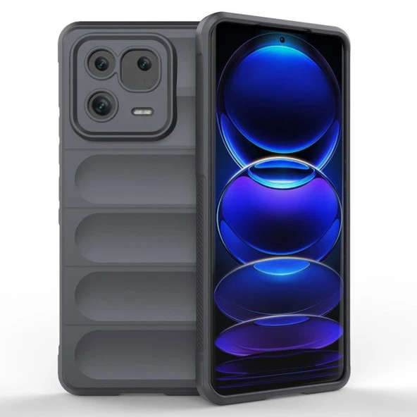 Newface Xiaomi Mi 13 Pro Uyumlu TPU Fiber Karışımı Darbe Emici Premium Kılıf ürün görseli 1