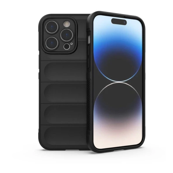 Newface iPhone 15 Pro Max Uyumlu TPU Fiber Karışımı Darbe Emici Premium Kılıf ürün görseli 1
