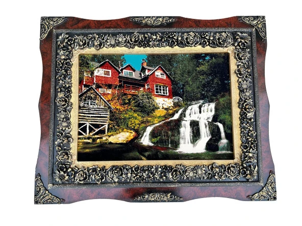 Doğanın Kalbindeki Yuva Adlı İran Tebriz Halı Tablo 100x81cm - Duvar Halı Kilim Tablo ürün görseli 1
