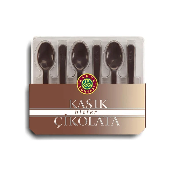 Kahve Dünyası Bitter Kaşık Çikolata 6 x 8 gr ürün görseli 1