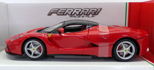 Burago Ferrari LaFerrari 1:24 Kırmızı Model Araba - Resim 5