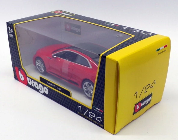 Burago Audi RS 5 Coupe 1:24 Kırmızı Model Araba ürün görseli 1