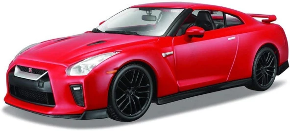 Bburago 2017 Nissan GT-R Kırmızı 1:24 Model Araba ürün görseli 1