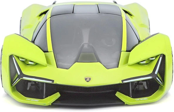 Bburago Lamborghini Terzo Millennio Yeşil 1:24 Model Araba - Resim 3