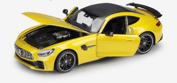 Welly Mercedes AMG GT R 1/24 Sarı Model Araba ürün görseli 1