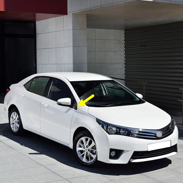 Toyota Corolla 2014-2019 Sağ Dış Ayna Önü Üçgen Plastik Kapak ürün görseli 1