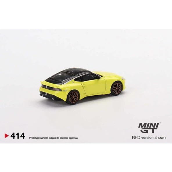 Mini Gt 414 Nissan Fairlady Z Proto Spec 2023 Ikazuchi Sarı Model Araba ürün görseli 1