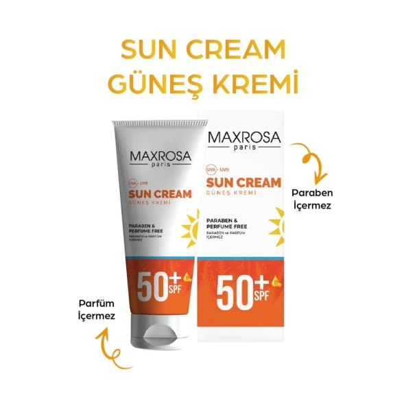 Maxrosa  Paris 50+spf Yüksek Koruyucu Güneş Kremi 60 Ml ürün görseli 1
