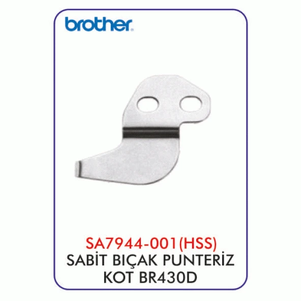 BR430D Punteriz Kot Sabit Bıçak (HSS) ürün görseli 1