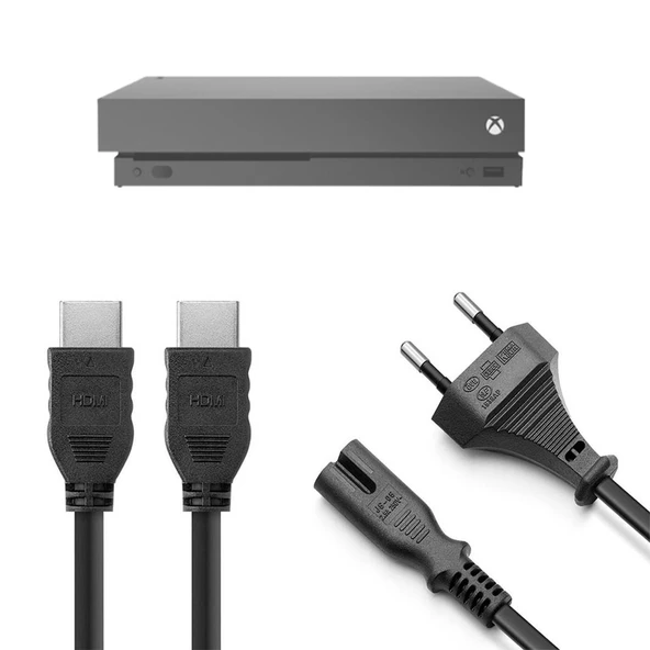 Xbox One X Güç Kablosu ve Hdmi Görüntü Kablosu Set Xbox Aksesuar ürün görseli 1