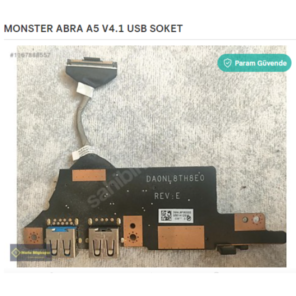 MONSTER ABRA A5 V4.1 USB SOKET - Resim 2