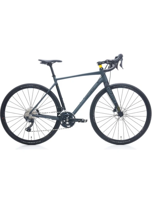 Carraro Gravel G4 PRO 22-Vites GRX 810 Hd Gravel Bisiklet Mat Antrasit-Siyah 52 kadro Karbon maşa ürün görseli 1