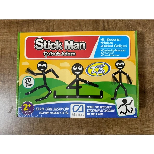 Ca Games Stick Man Çubuk Adam Kutu Oyunu ürün görseli 1