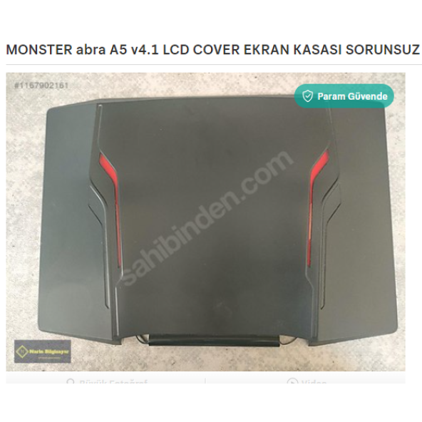 MONSTER abra A5 v4.1 LCD COVER EKRAN KASASI SORUNSUZ ürün görseli 1