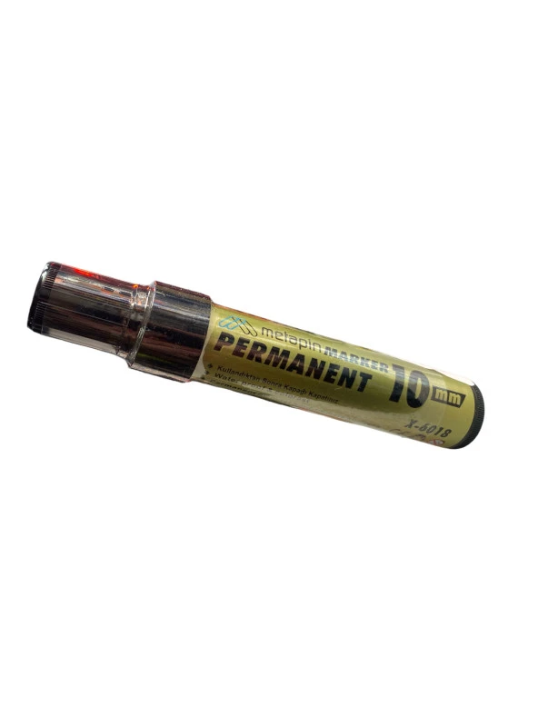 Metapin Permanent Marker Kesik Uç 10 Mm - Siyah ürün görseli 1