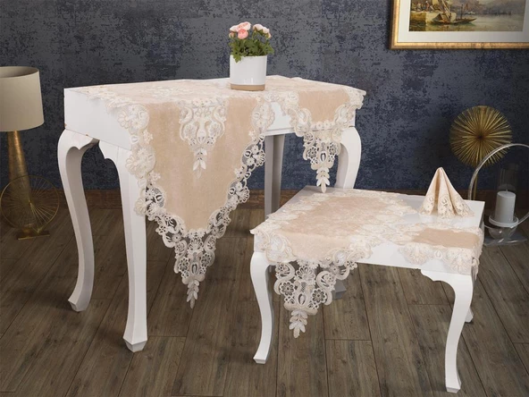 Neslihan Kadife Salon Takımı 5 Parça ürün görseli 1